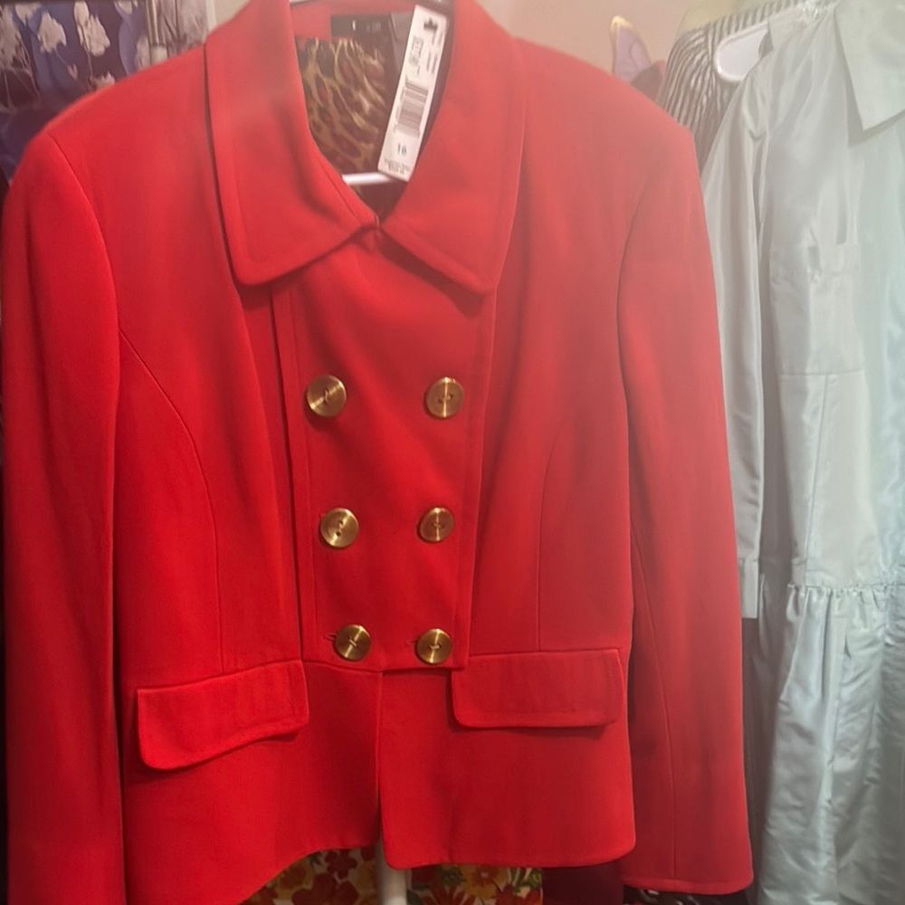 Ellen Tracy Red Women's Jacket